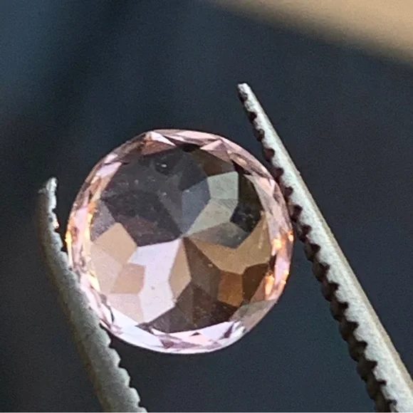 1.10 Ct Pink Tourmaline Round Faceted Gemstone - Picture 7 of 17